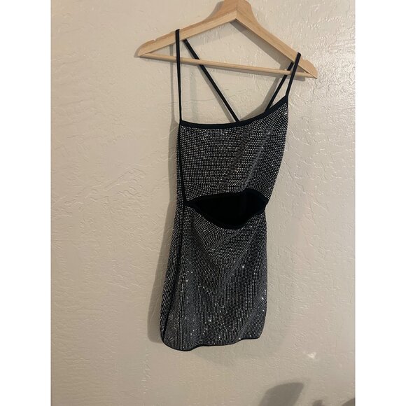 I.AM.Gia Rhinestone Aurora Mini Cutout  Dress - Picture 3 of 11